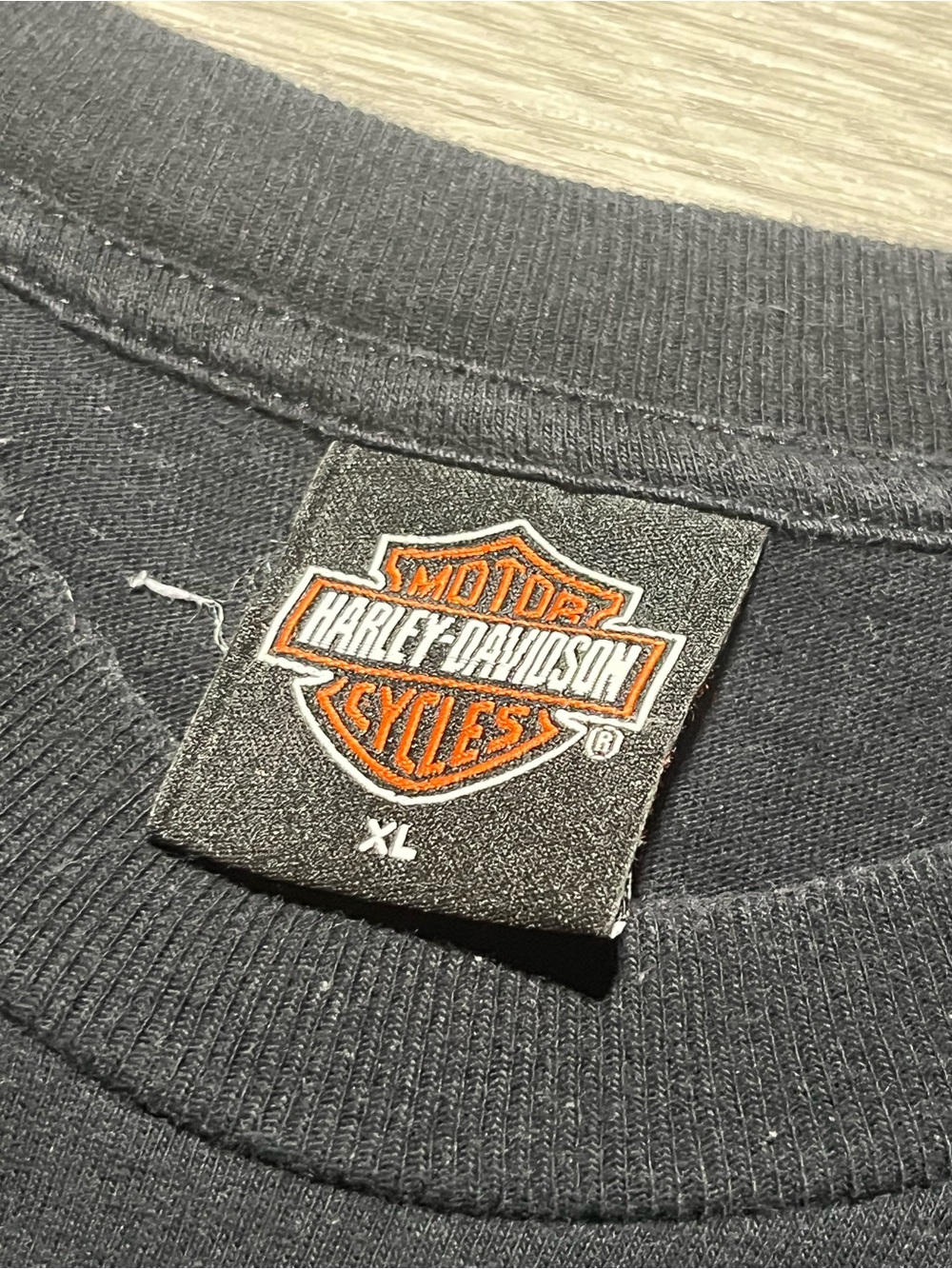 Vintage Harley Davidson flame graphic double sided T-shirt men’s XL made in USA - Picture 4 of 10